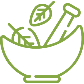 Herbal based ayurvedha symbol